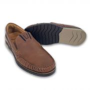Ανδρικά loafers δερμάτινα Boxer 21246-12-519