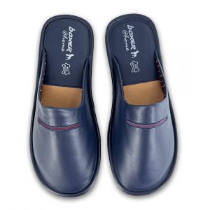 Ανδρικές δερμάτινες παντόφλες Boxer 18032-10-016