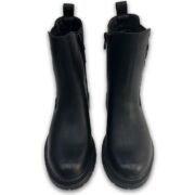 Μποτάκια με φερμουάρ και λάστιχο W24328B