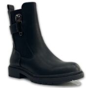 Μποτάκια με φερμουάρ και λάστιχο W24328B