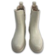 Μποτάκια με φερμουάρ και λάστιχο W24328BE