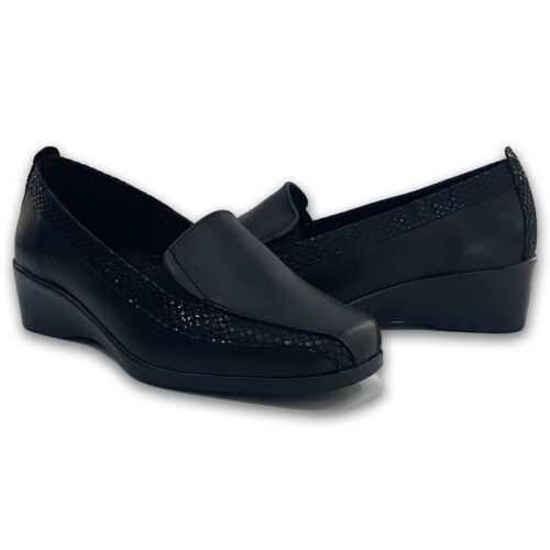 Γυναικεία δερμάτινα μοκασίνια WW25312B