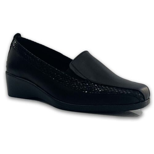 Γυναικεία δερμάτινα μοκασίνια WW25312B