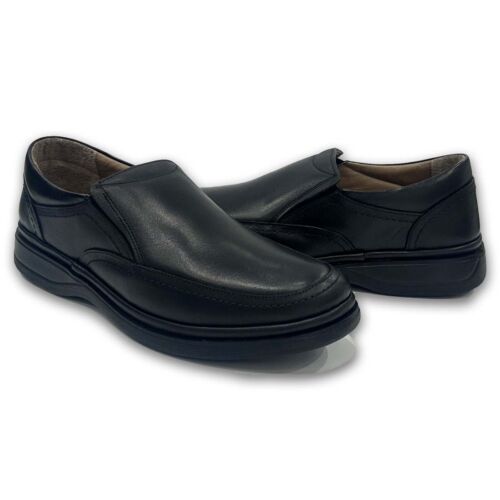 Ανδρικά loafers δερμάτινα MW25A93-B