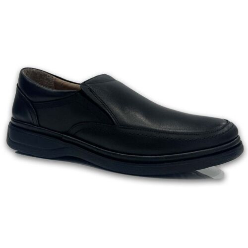Ανδρικά loafers δερμάτινα MW25A93-B